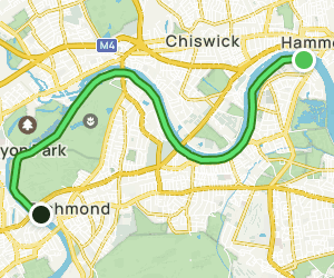 Thames Path National Trail Hammersmith Bridge To Richmond Bridge 106