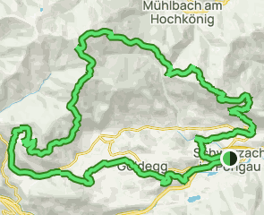 Sankt Veit Im Pongau Nach Goldegg Im Pongau Salzburg Austria Map