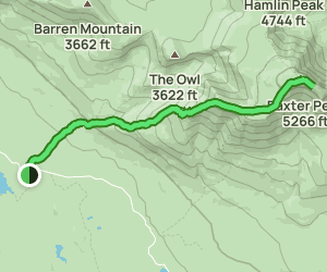 Mount Katahdin via Hunt Trail - V1 Trail Us Maine Mount Katahdin Via Hunt Trail At Map 102305389 1656890916 300w250h En US I 1 Style 3