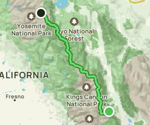 PCT: CA Section H - Crabtree Meadow To Tuolumne Meadow | Map, Guide ...