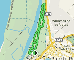 track Campus Universitario Río San Pedro - Pinar de La Algaida