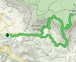 track Camping Artaza Urederra - Pico Garimendi - Pico Ekaitza - Pico Krezmendi