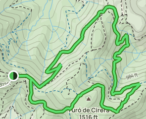track Camí del Mal Pas - Pla dels Matxos - Roc de l'Àngel - Turó d'en Cirers