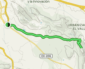 track Camino Viejo de Cáceres a Sierra de Fuentes - El Risco