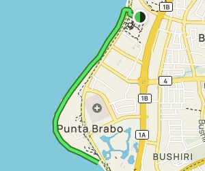 Map Of Eagle Beach Aruba