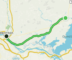 Sentier NB Trail; Minto to Fredericton: 0 Reviews, Map - New Brunswick ...