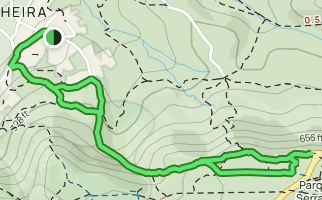 Bandeira no mapa de Portugal