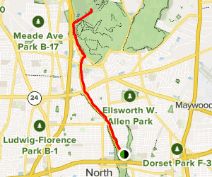 Bethpage Bikeway: Massapequa Creek to Bethpage State Park  Map, Guide 