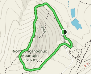 Uncanoonuc North Peak via White Dot Trail , New Hampshire - 1,036 ...