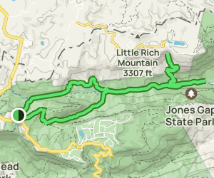 Jones Gap and Rainbow Falls Trail - V1 Trail Us South Carolina Jones Gap And Rainbow Falls Trail At Map 13368980 1645070256 300w250h En US I 1 Style 3 