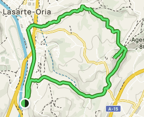 track Antxisu - Pico Elutzetako Harkaitza