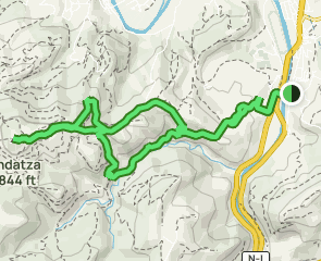 track Antxisu - Pico Andatza