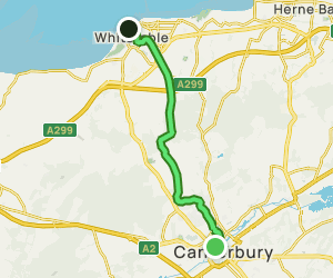 crab and winkle cycle route map