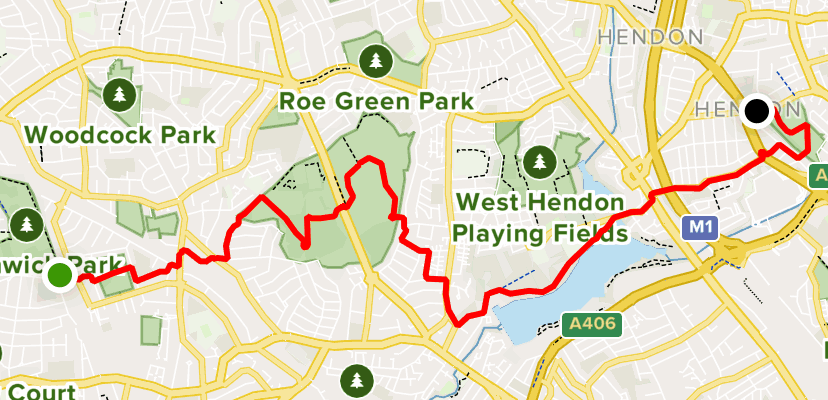 capital ring cycle map