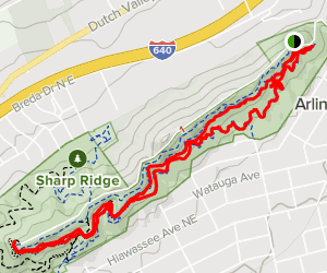 sharps ridge mountain bike trails