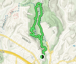 Monte Toyon Vista Loop Via Aptos Rancho Trail 