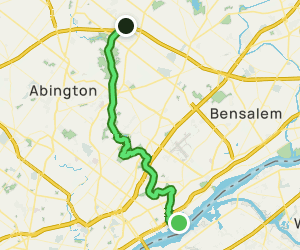 pennypack park bike trail map