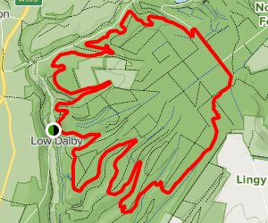 dalby forest red route map