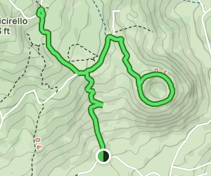 Monte Ilice Caverna do Monte Cicirello Mapa, Roteiro Sicily