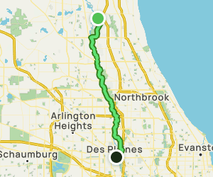 Des Plaines River Trail: Old School County Forest to Des Plaines: 131 