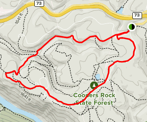 Coopers Rock Loop Map, Guide - West Virginia AllTrails