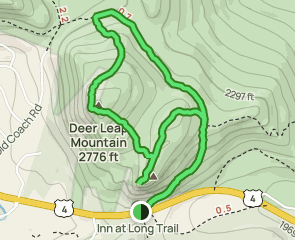 Sherburne Pass, Deer Leap Overlook, and Appalachian Trail Loop, Vermont ...