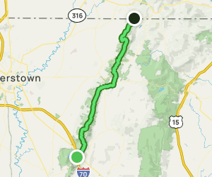AllTrails Appalachian Trail - V1 Trail Us Maryland Appalachian Trail Pine Knob To Pen Mar County Park At Map 161006889 1689190230 300w250h En US I 1 Style 3 