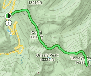 Torreys and Grays Peaks via Loveland Pass: 74 Reviews, Map - Colorado ...