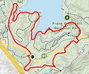 Puddingstone Reservoir Lake View and Park Trail Loop - California ...