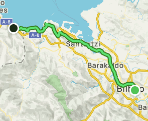track Camino del Norte: Bilbao a Ontón