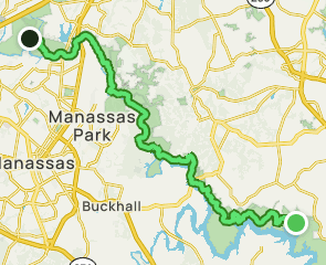 Bull Run Occoquan Trail via Fountainhead Regional Park, Virginia - 297 ...