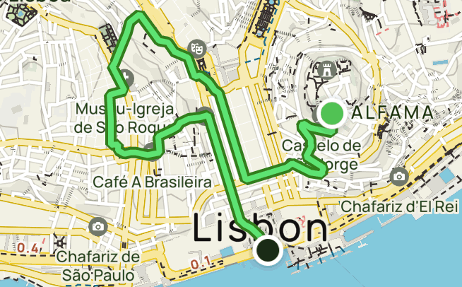 Map of Lisboa