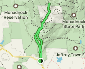 Mount Monadnock via White Arrow - V1 Trail Us New Hampshire White Arrow Trail At Map 178725121 1689192921 295w240h En US I 1 Style 3 