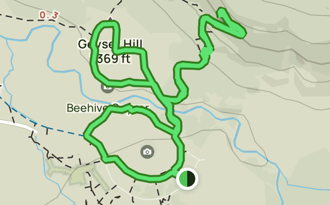 Geyser shop loop trail