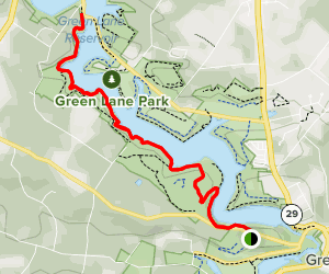 Perkiomen Creek and Green Lane Reservoir via Blue Trail | Map, Guide ...