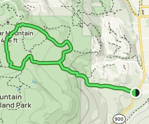 Bear Ridge to Shangri La Trail to West Tibbetts Creek Loop | Mapa ...