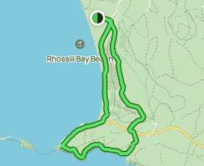 Gower Coast Walk: Rhossili Bay Circular: 135 Reviews, Map - Swansea ...