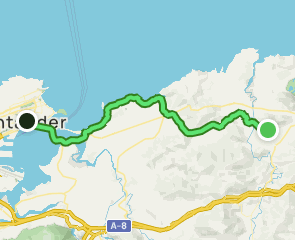 track Camino del Norte: San Miguel de Meruelo - Santander