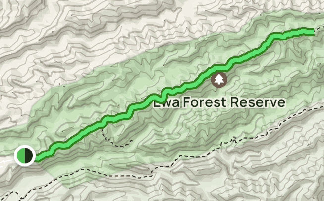 Manana Trail Map