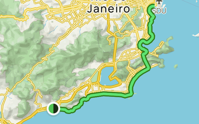 Copacabana Rio On Map