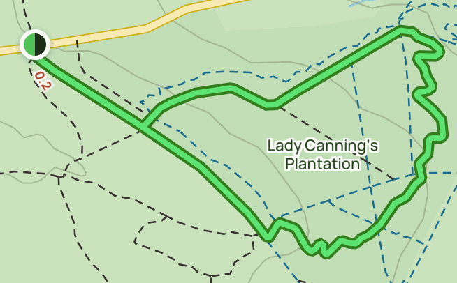 lady canning's plantation mtb trail