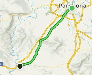 track Camino Francés: Pamplona - Puente La Reina