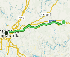 track Camino Francés: A Calzada - Santiago de Compostela