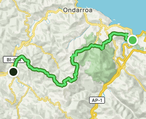 track Camino del Norte: Deba a Markina Xemien