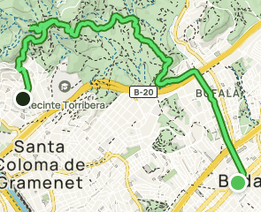 track Badalona - Puig Castellar - Singuerlín