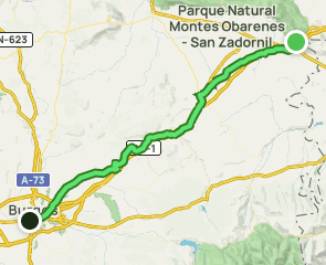 track Camino Vasco vía Bayona: Pancorbo a Burgos