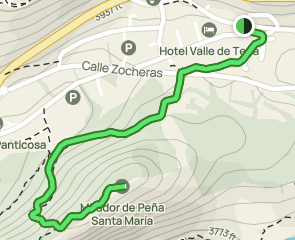 track Camino del Mirador de Santa María