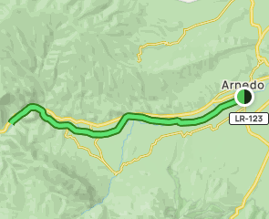 track Arnedo - Arnedillo vía Verde Cidacos