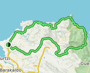 track Berango - Meñaka - Bermeo - Bakio - Plentzia