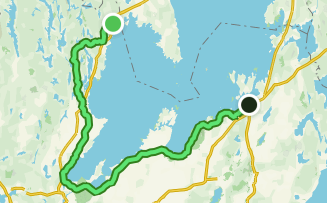 Lake Vanern Map